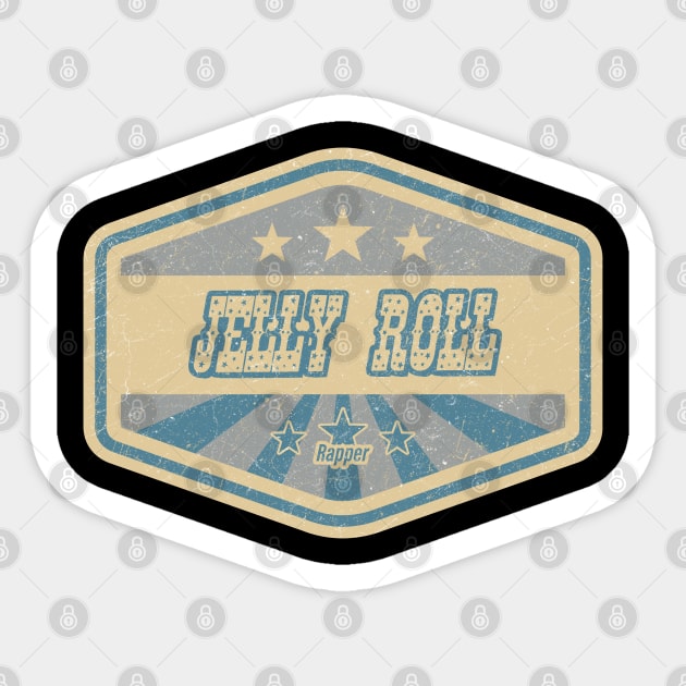 Jelly Roll rapper Sticker by KOKOS PAPA